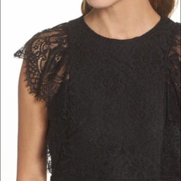 Foxiedox Ruffle Lace High/Low dress - Picture 2 of 11